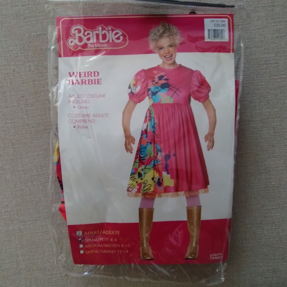 Barbie Weird Barbie Pink Floral Costume